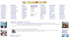 Desktop Screenshot of eslteachersboard.com